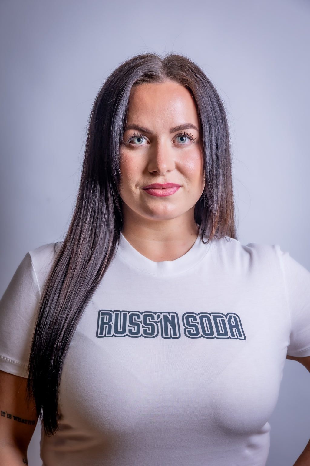 Russ'n Soda Croptop Woman Art