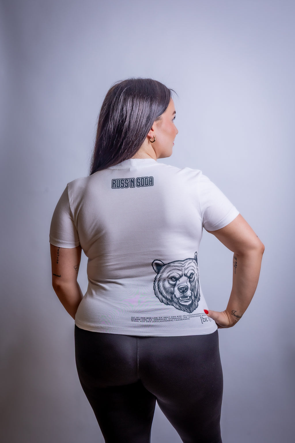 Russ'n Soda Croptop Woman Art
